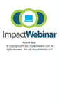 Mobile Screenshot of impactwebinar.com